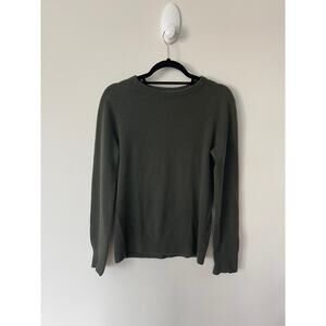 Equipment Femme Olive Green 100% Cashmere Sweater Size M